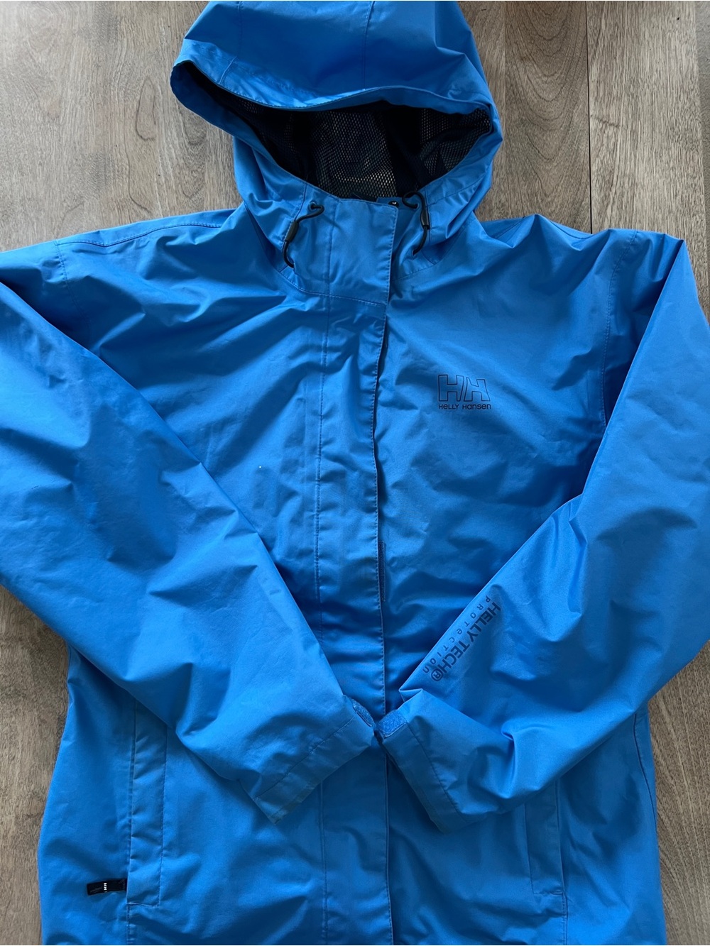 Helly Hansen Women’s Blue Waterproof Hooded Jacket